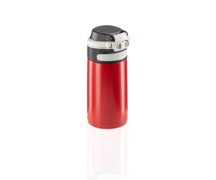 Bidon, termos, kubek termiczny leifhait Kubek termiczny Leifheit Flip 350 ml czerwony 03245